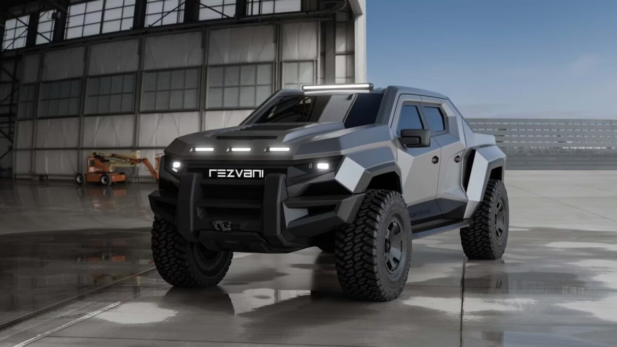 Бронированный пикап Rezvani Fortress с крупными колесами