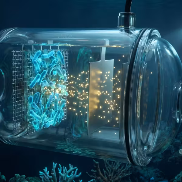 подводное устройство с бактериями для DARPA морские датчики