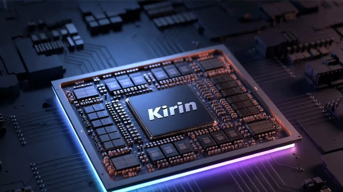 Кремний с чипом Kirin на микросхеме компьютерной платы