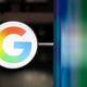 Логотип Google и изображение защитной полосы