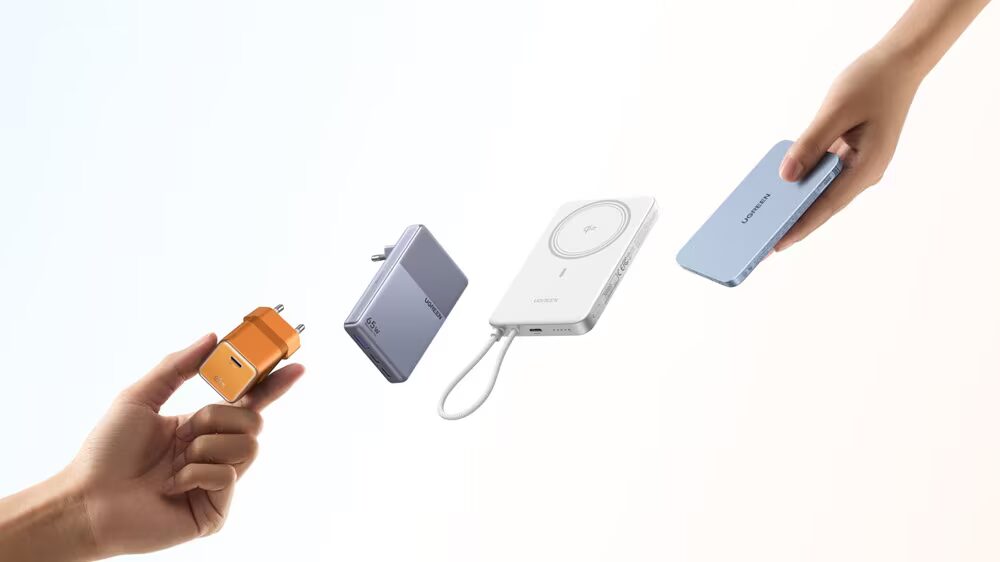 Зарядные устройства Ugreen Nexode Air и MagFlow Air с кабелями