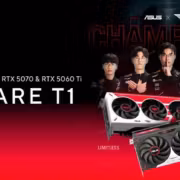 Команды T1 и Faker с видеокартами Asus RTX 5070 и 5060 Ti