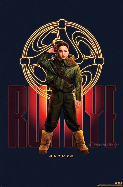Промо-арт сериала «Ривер» и девушка в военной форме