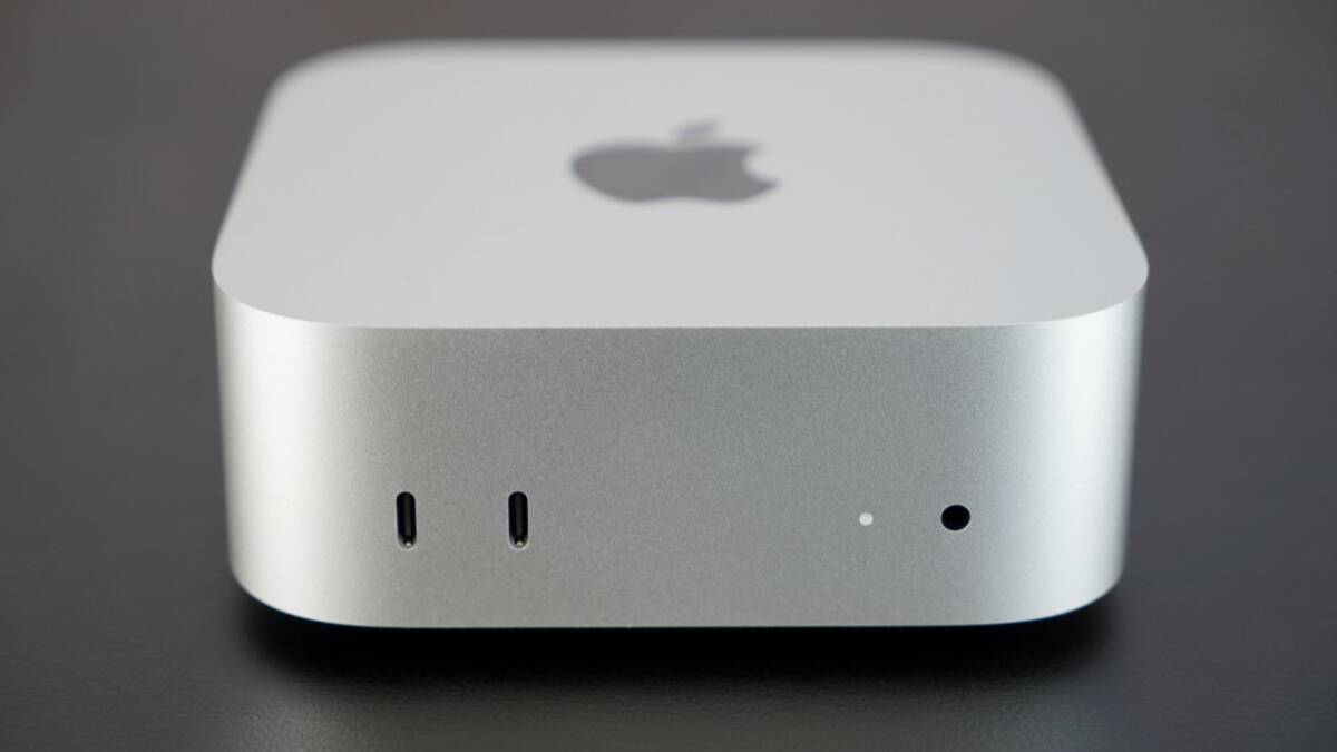 Mac mini с двумя USB-C портами и светодиодом