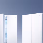 Белый холодильник Mijia Pro 508L с закрытыми дверцами