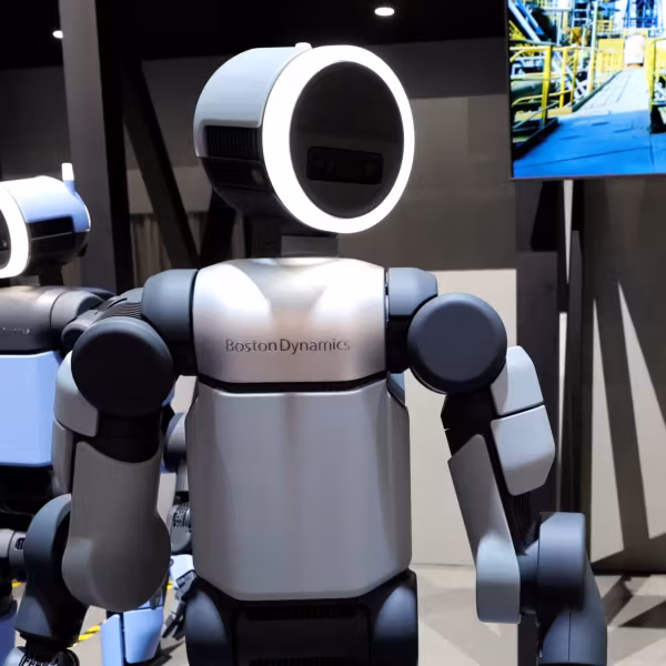 роботы Boston Dynamics на выставке робототехники
