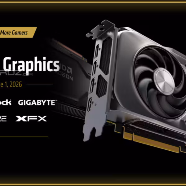 Видеокарта AMD Radeon RX 9070 GRE крупный план