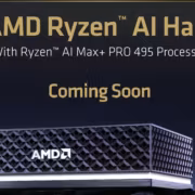 Рекламный баннер AMD Ryzen AI Halo с процессором Ryzen AI Max plus 495