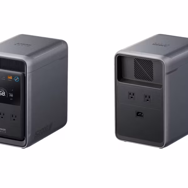 Боковые стороны и дисплей Anker Solix S2000 генератор