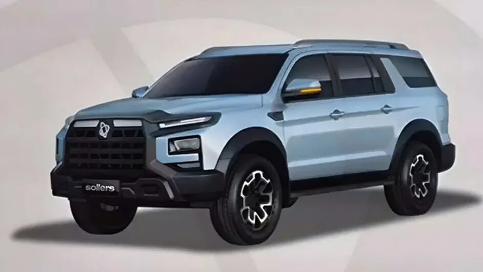 Кузов UAZ Sollers S9 в сером цвете