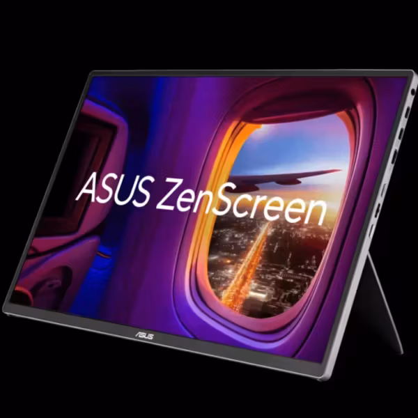 Портативный OLED-монитор ASUS ZenScreen MQ16FC с подставкой