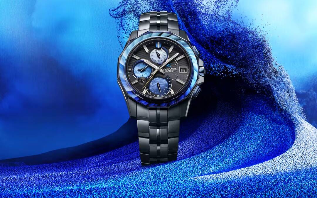 Часы Casio Oceanus лимитированная серия индиго Awa