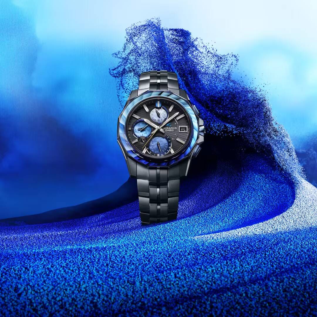 Casio выпустила 3 лимитированные Oceanus с индиго Awa
