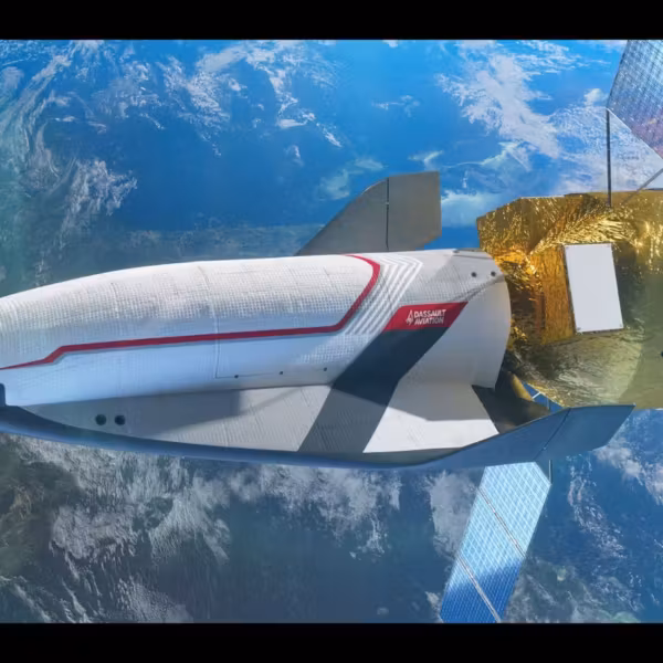 Космический аппарат Vortex-S в космосе с орбиты