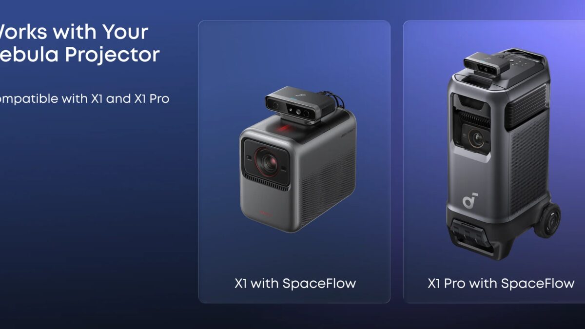 Проекторы Nebula SpaceFlow и Nebula X1 Pro с выводами на дом