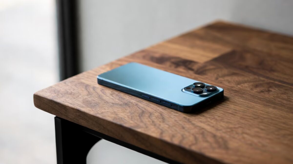 Мобильный телефон Xiaomi и Vivo на столе