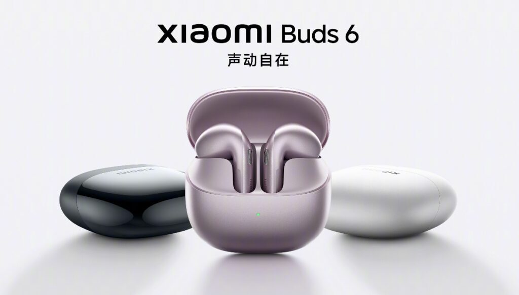 Xiaomi Buds 6 беспроводные наушники в футлярах