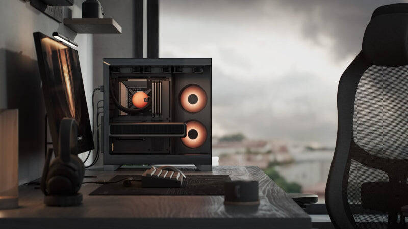 компьютер Fractal Design Pop 2 Vision на рабочем столе