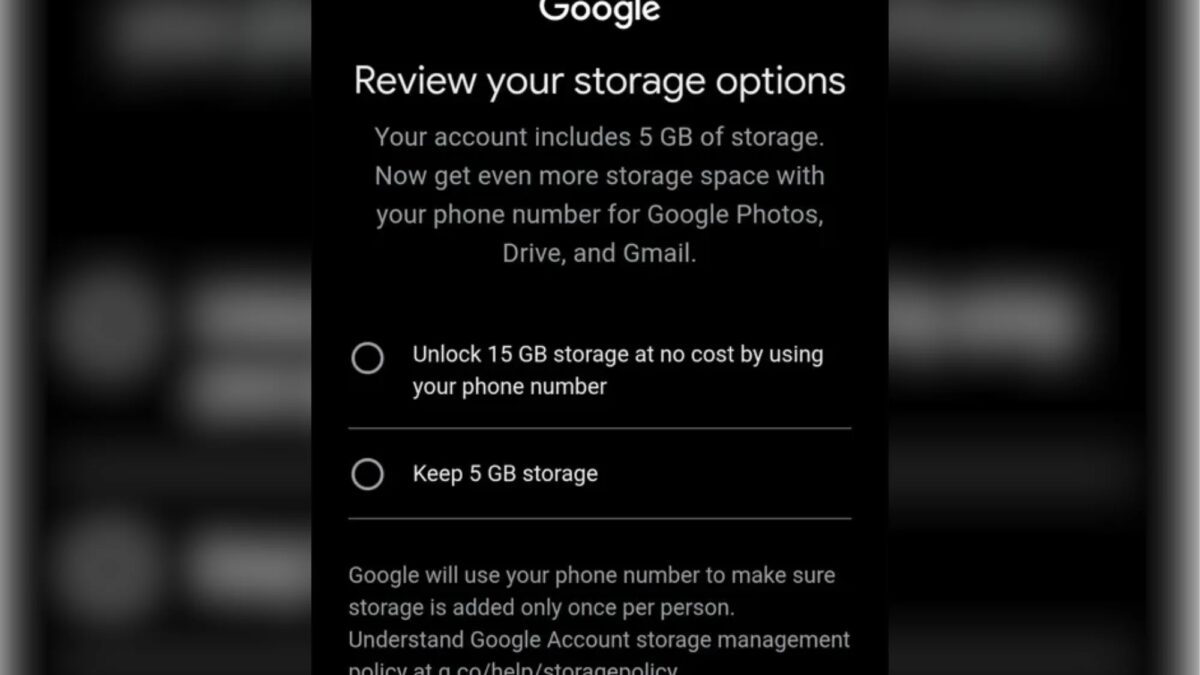 Обзор выбора хранения Google Google облако 5 ГБ телефон