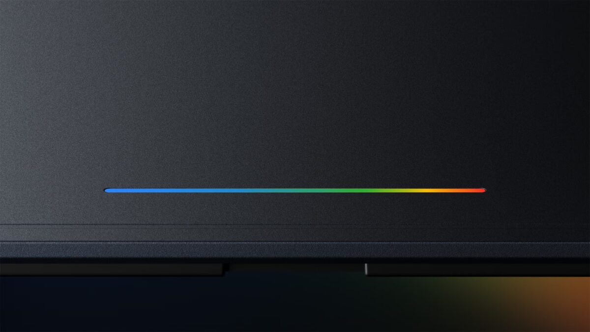 Панель ноутбука Googlebook с RGB-подсветкой клавиатуры
