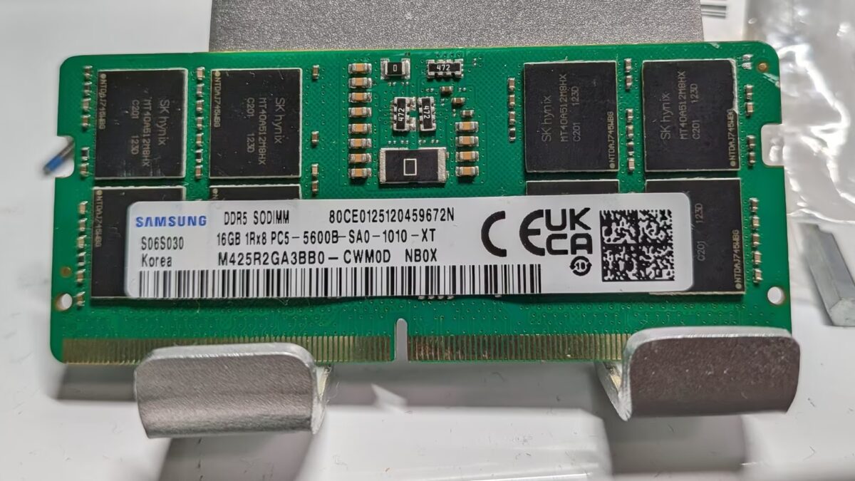 В Азии пошли фальшивые DDR5 с пластиковыми чипами