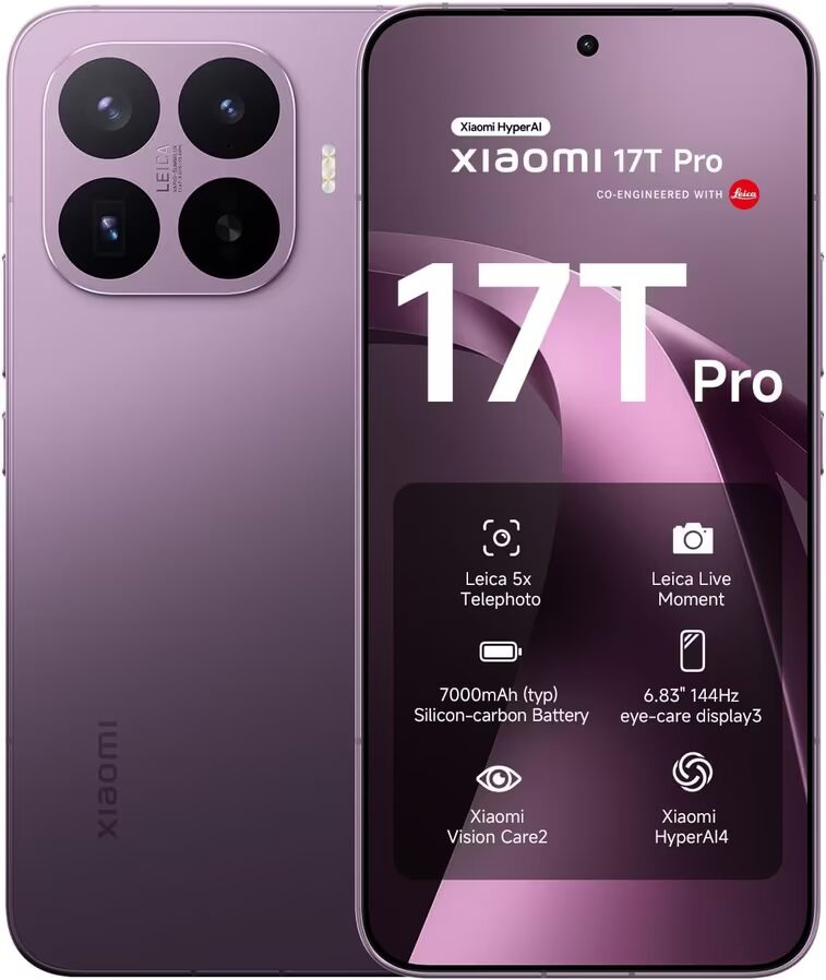 Xiaomi 17T Pro задняя крышка с четырьмя камерами