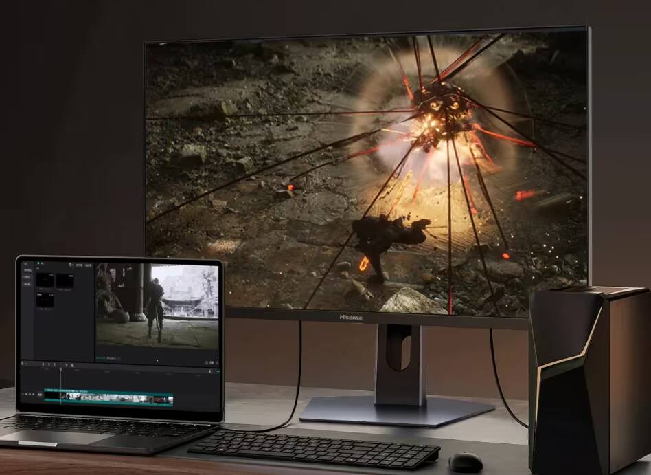 Hisense открыла предзаказ на G7 Pro с 4K 180 Гц и FHD 360 Гц 1 Компьютерная установка с игровым монитором Hisense G7 Pro