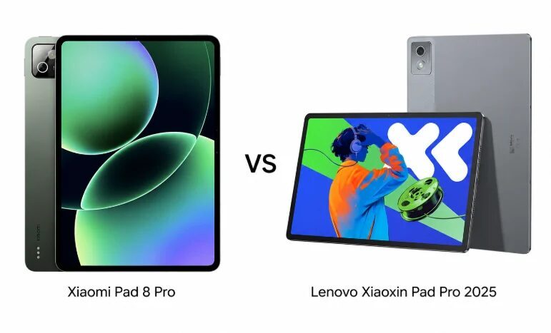 Сравнение планшетов Xiaomi Pad 8 Pro и Lenovo Xiaoxin Pad Pro 2025
