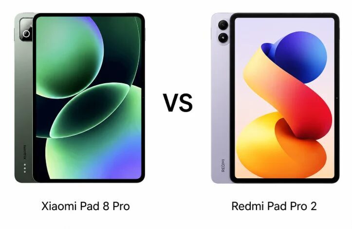Xiaomi Pad 8 Pro и Redmi Pad Pro 2 сравнение планшетов экранов