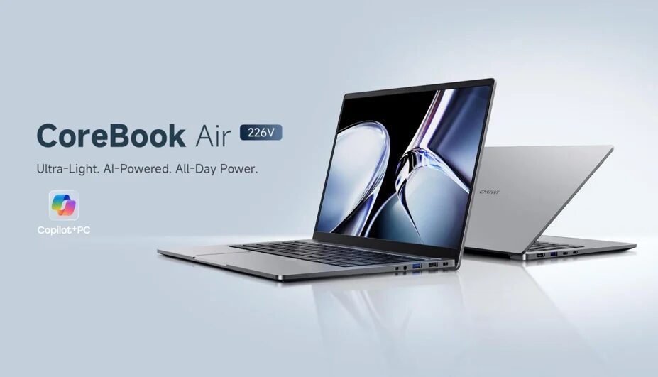 Ноутбук CoreBook Air 226V с двумя дисплеями и клавиатурой