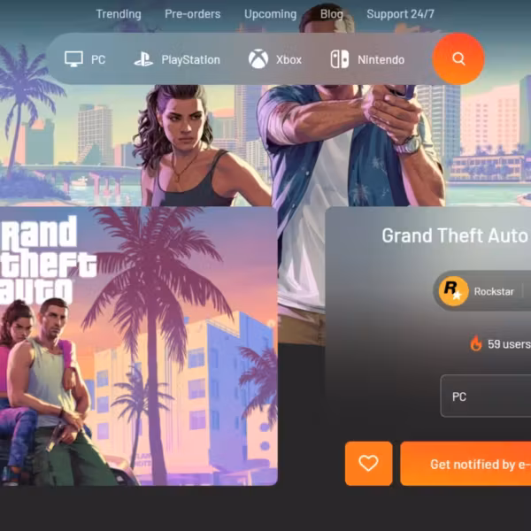 Обложка Grand Theft Auto VI для ПК от Rockstar