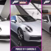 Порше 911 Каррера S на выставке в гараже