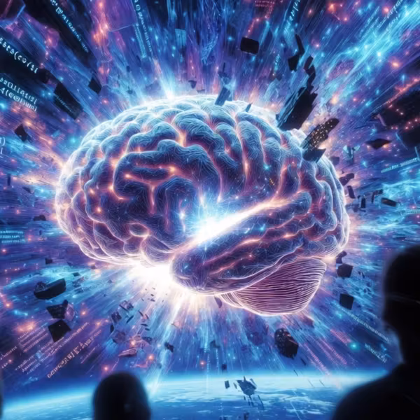 Мозг в центре искусственный нейронный чат DeepMind