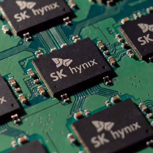 Чипы SK Hynix на печатной плате