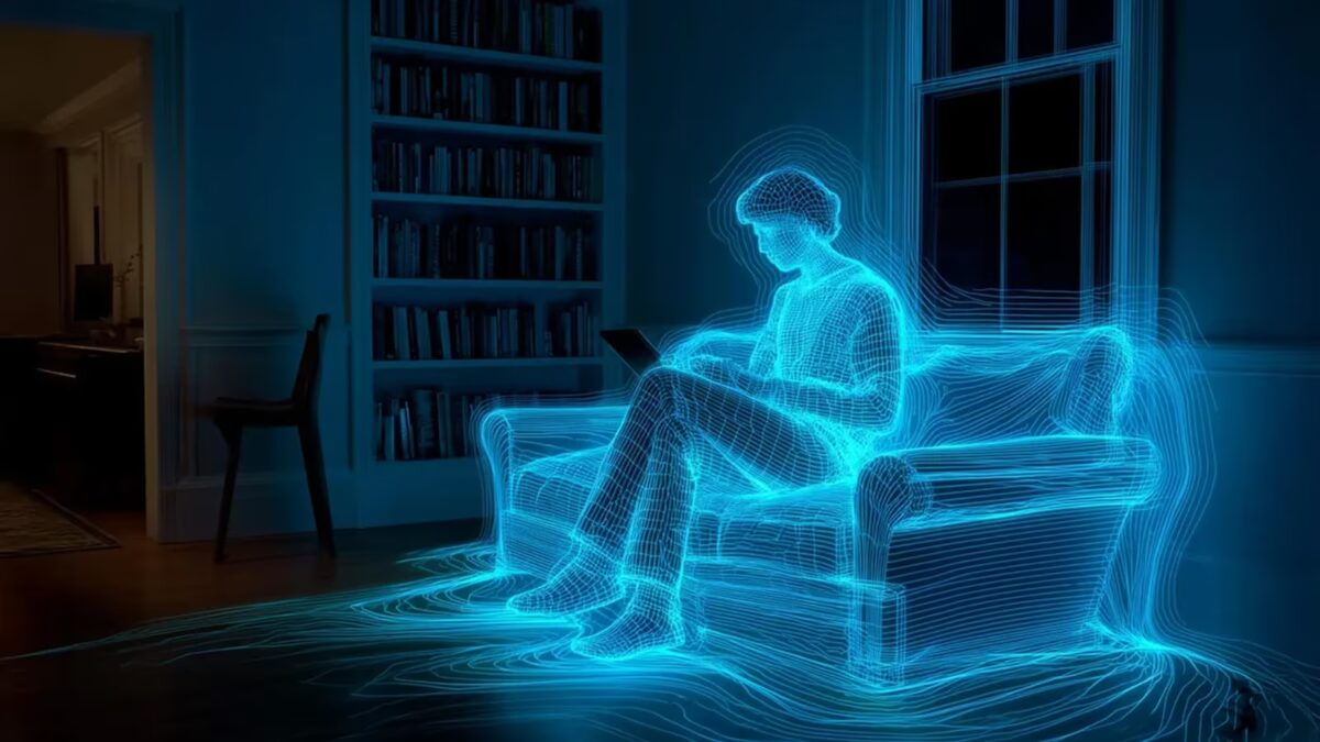 Цифровая модель человека и Wi-Fi технология в комнате