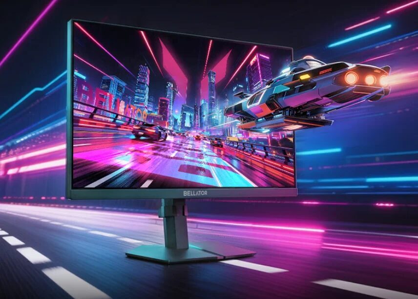 Монитор Lenovo 24,5-дюймовый 2K 300 Гц в неоновых цветах