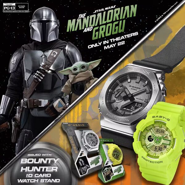 Casio выпустила G-Shock по «Мандалорцу» с автономностью до 3 лет