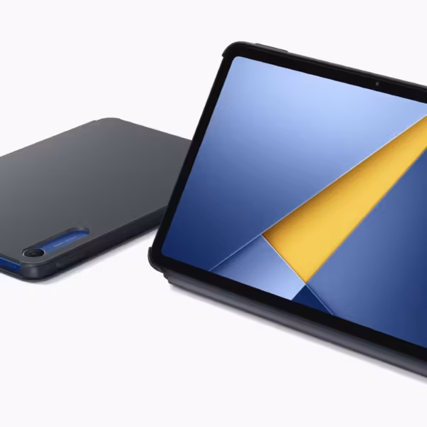 Складной планшет POCO Pad C1 открытый и закрытый