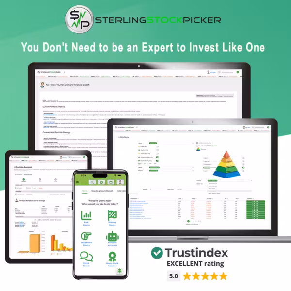 Sterling Stock Picker демонстрация приложения на устройствах
