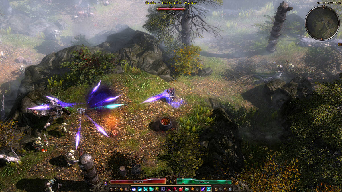 Сражение с гигантским врагом в ARPG 2026 года