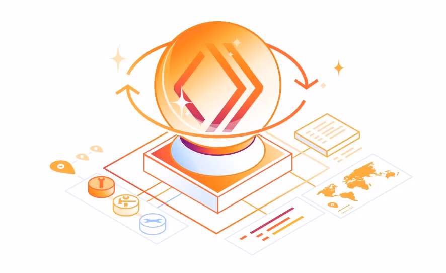 Глобус и логотип Cloudflare AI-first модели