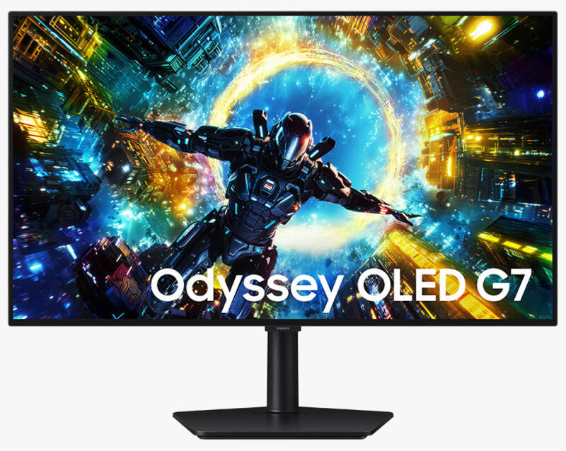 Игровой монитор Samsung Odyssey OLED G7 с ярким изображением