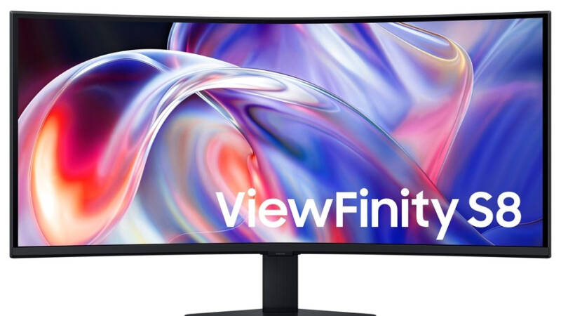 43-дюймовый изогнутый монитор ViewFinity S8 с ярким дисплеем