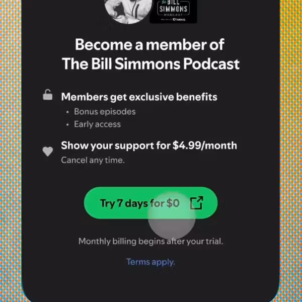 Spotify встроит платные подписки в подкасты летом 2026