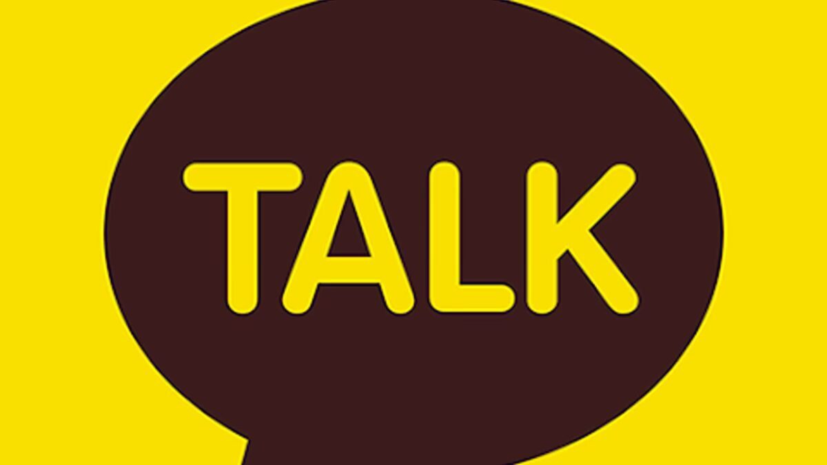 Значок для приложения KakaoTalk с текстом TALK внутри