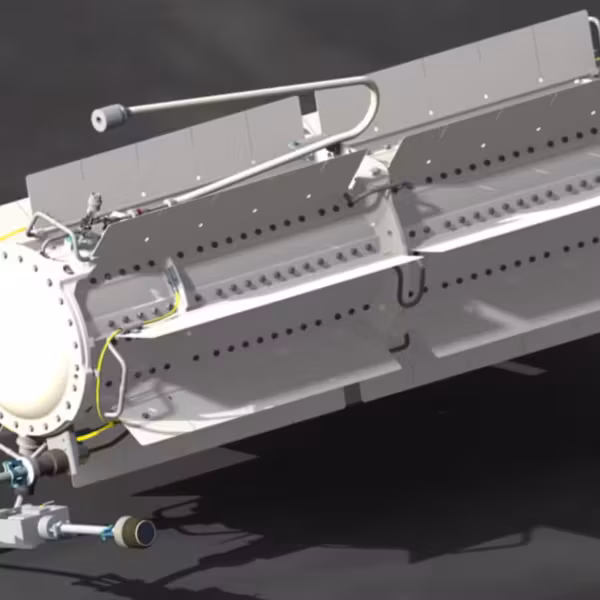 Система RTG от компании L3Harris показана во время финальной проверки конструкции