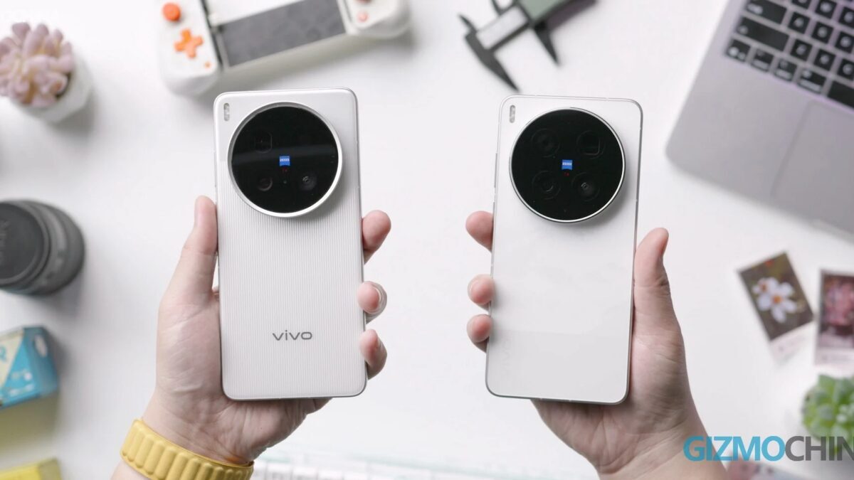 Два смартфона vivo с крупными камерами на задней панели