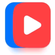 Иконка YouTube с красным фоном и белым треугольником