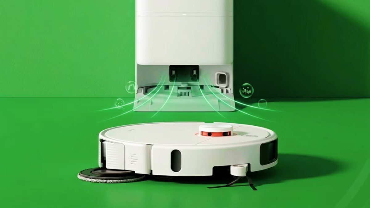 Робот-пылесос Xiaomi Robot Vacuum H50 с белым корпусом