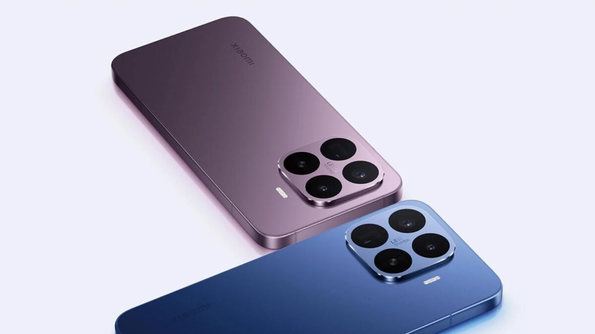 два цветных смартфона Xiaomi 17T и 17T Pro задняя сторона